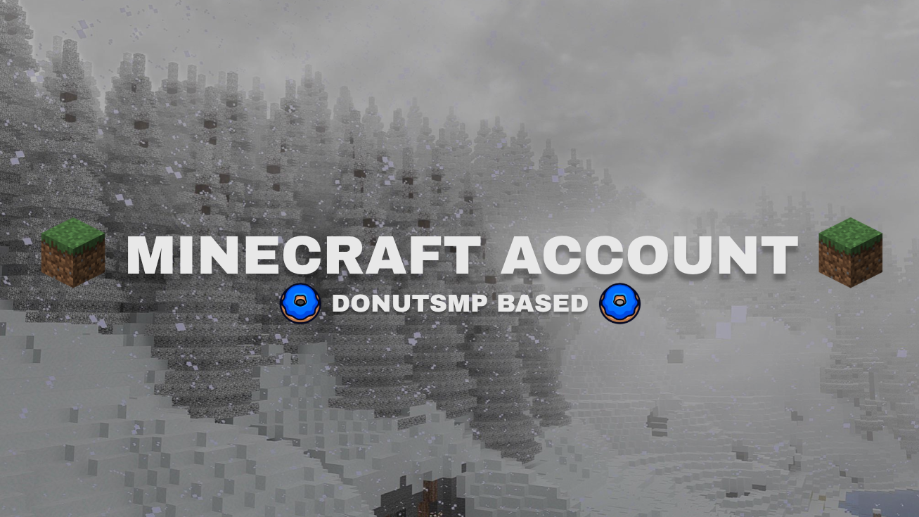 Donutsmp Minecraft Full Access Account 